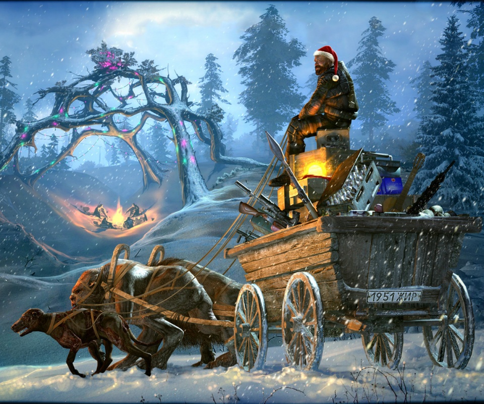 Новогодний Сталкер обои