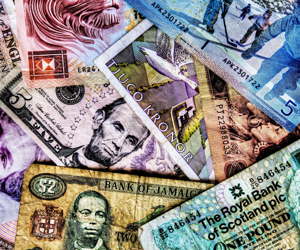 Купюры из разных стран обои