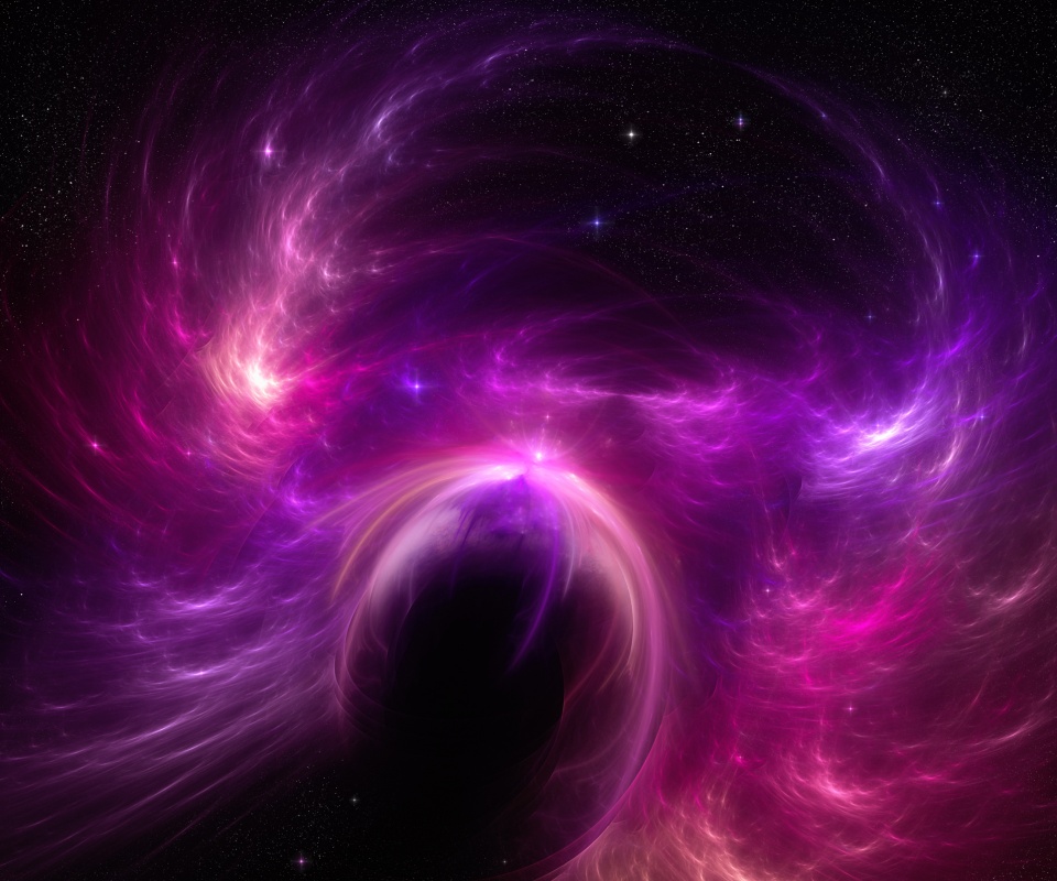 Сиреневая туманность обои