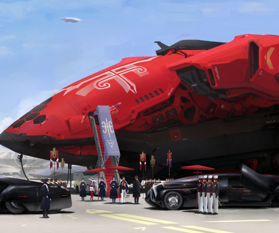 Встреча инопланетных гостей обои