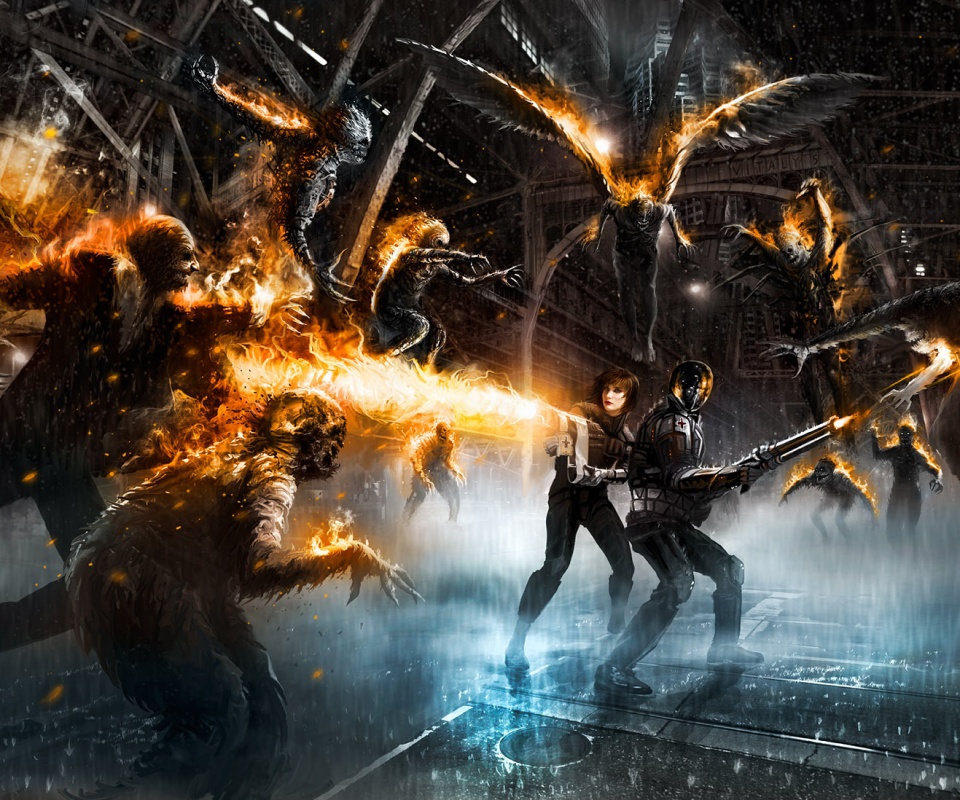 Игровой фанарт обои