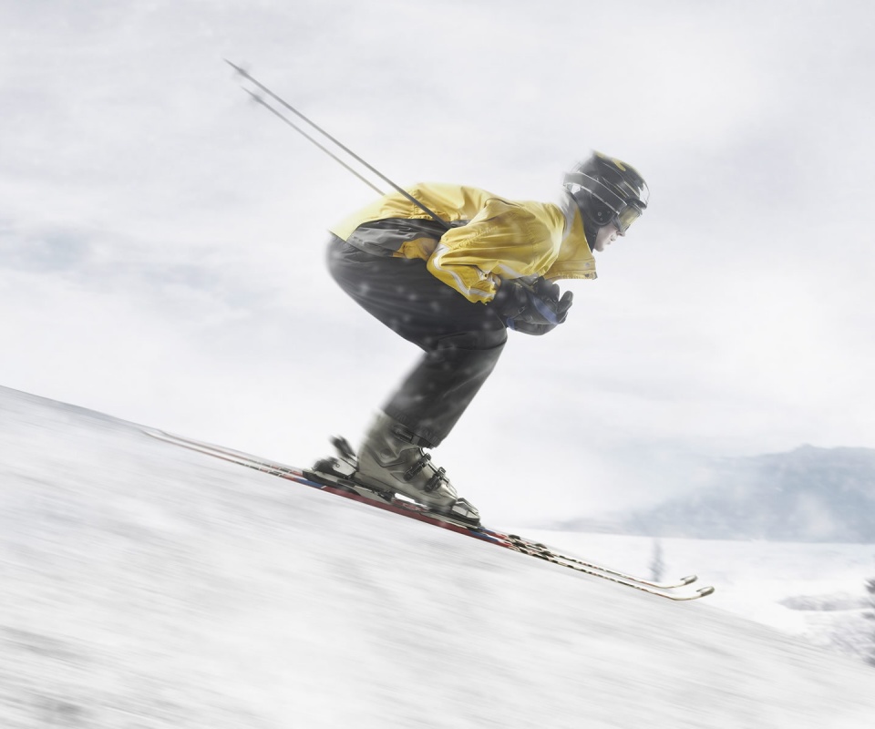 Горнолыжник обои