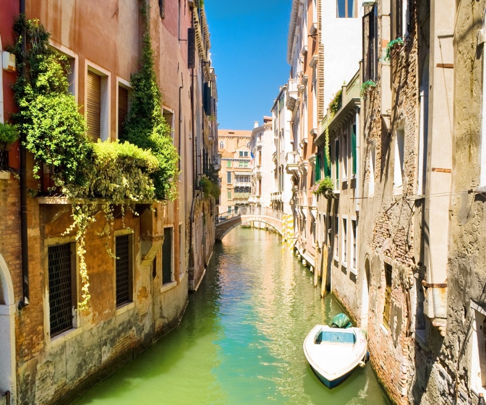 Венецианская улочка обои