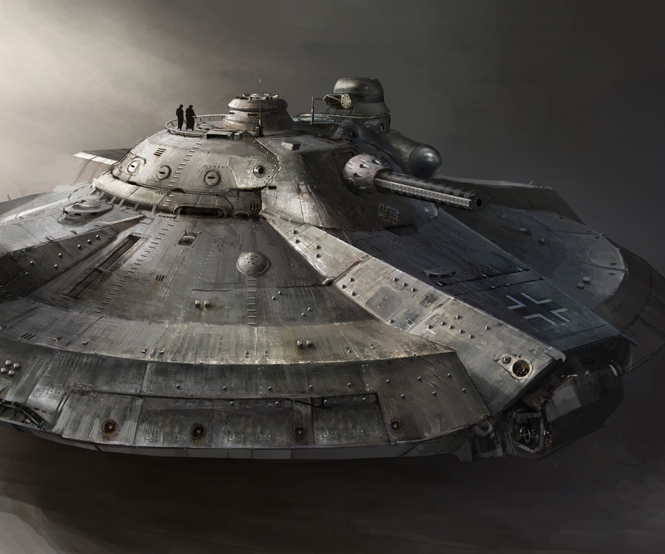 Летающая тарелка. Разработка Рейха. обои