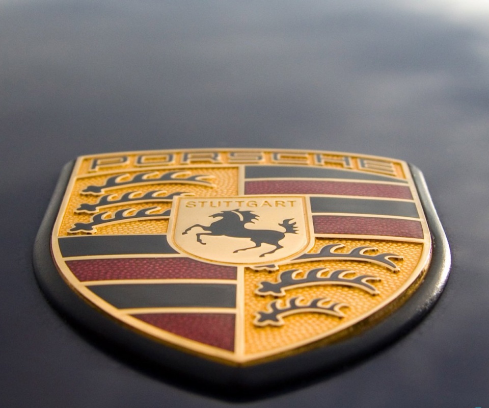 Логотип порше обои