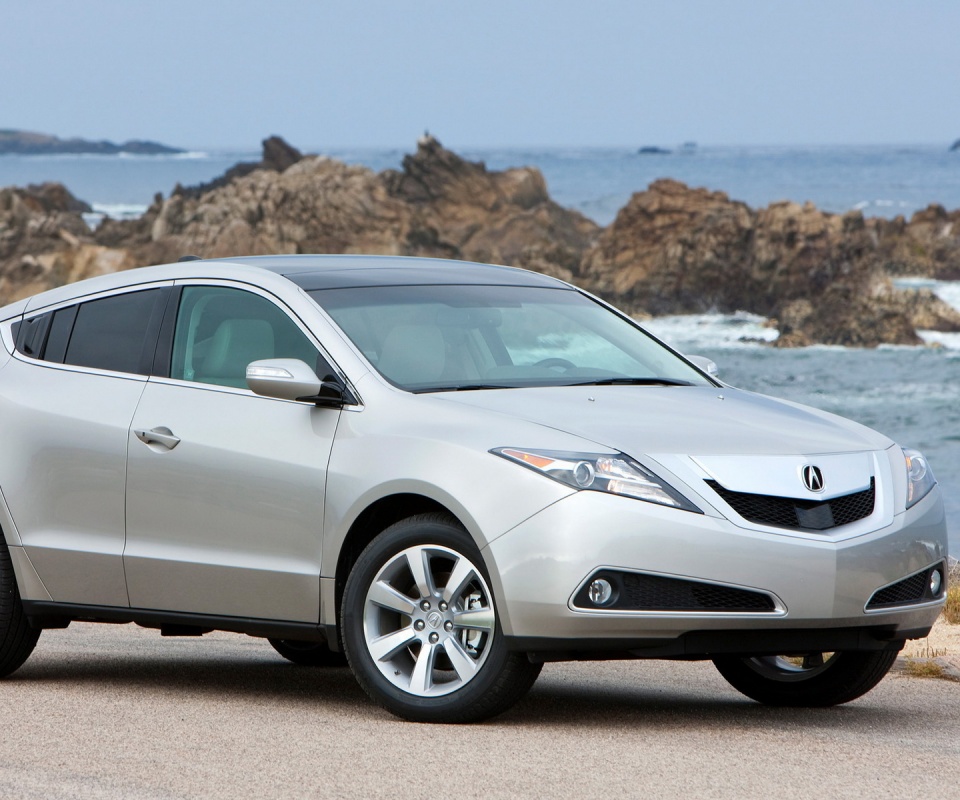 Acura на побережье обои