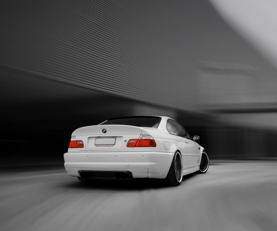 Белый БМВ обои