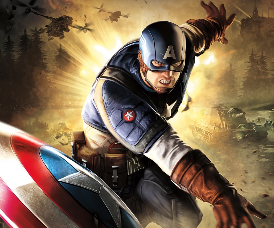 Капитан Америка обои