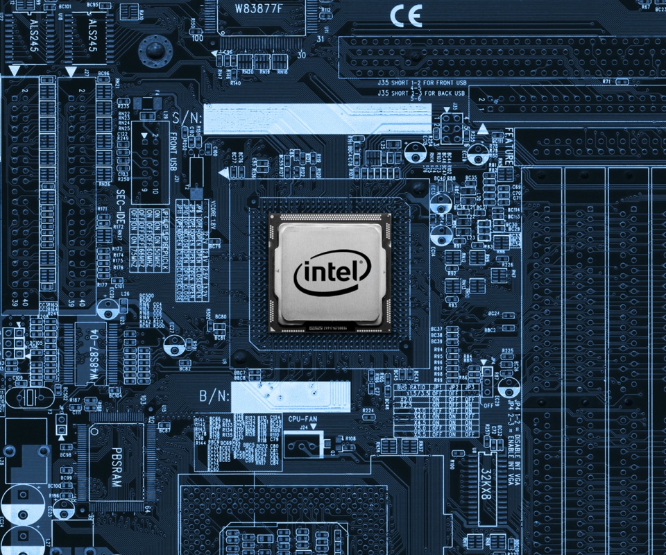 Процессор от Intel обои