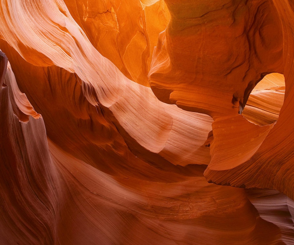 Оранжевая пещера обои