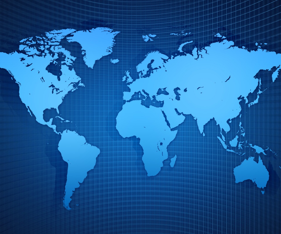 Цифровая карта мира обои