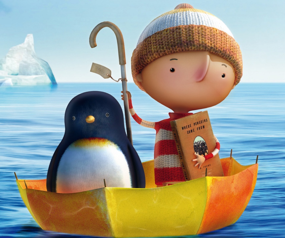 Откуда приходят пингвины обои