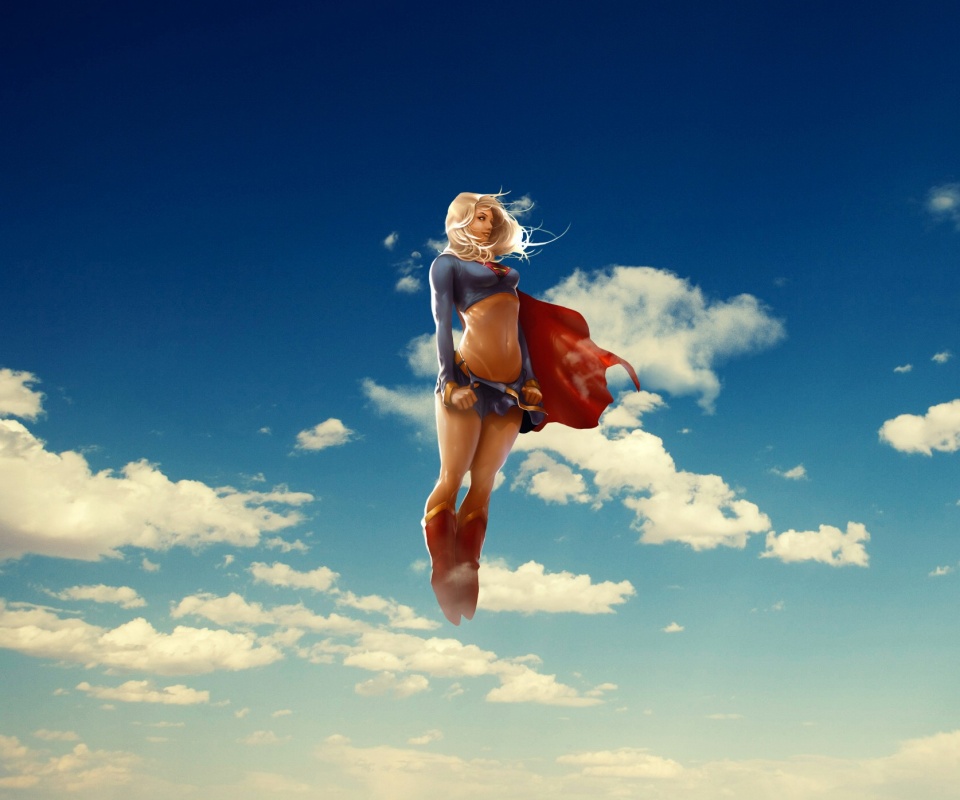 Супердевушка обои