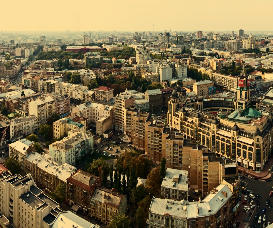 Киевская панорама обои