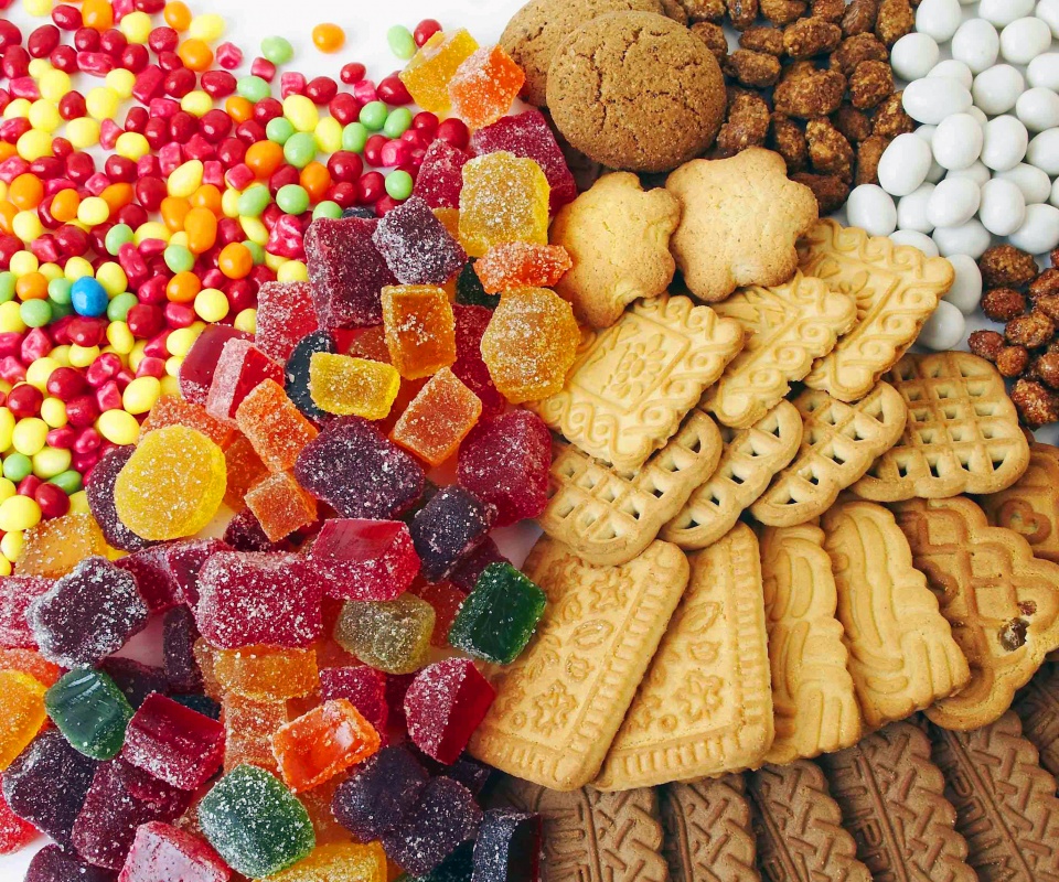 Мармелад, печенье, конфеты обои