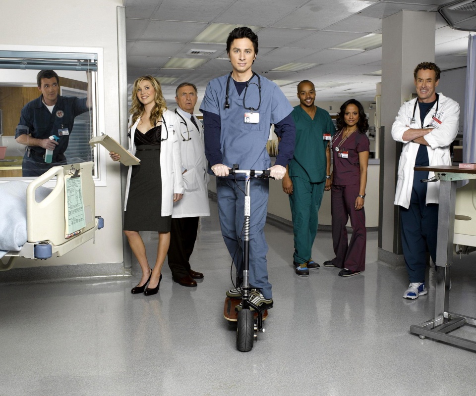 Герои сериала Клиника обои