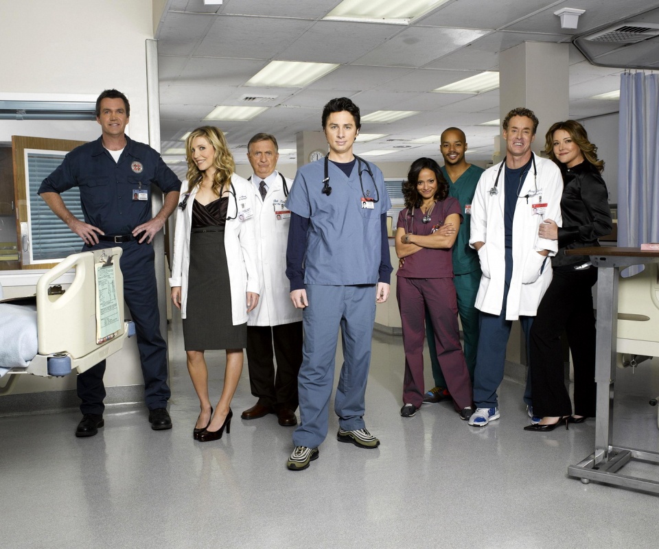 Герои сериала Клиника обои