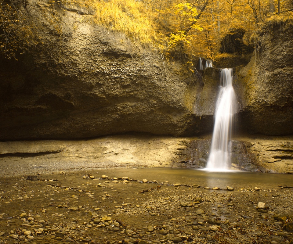 Водопад в Швейцарии обои