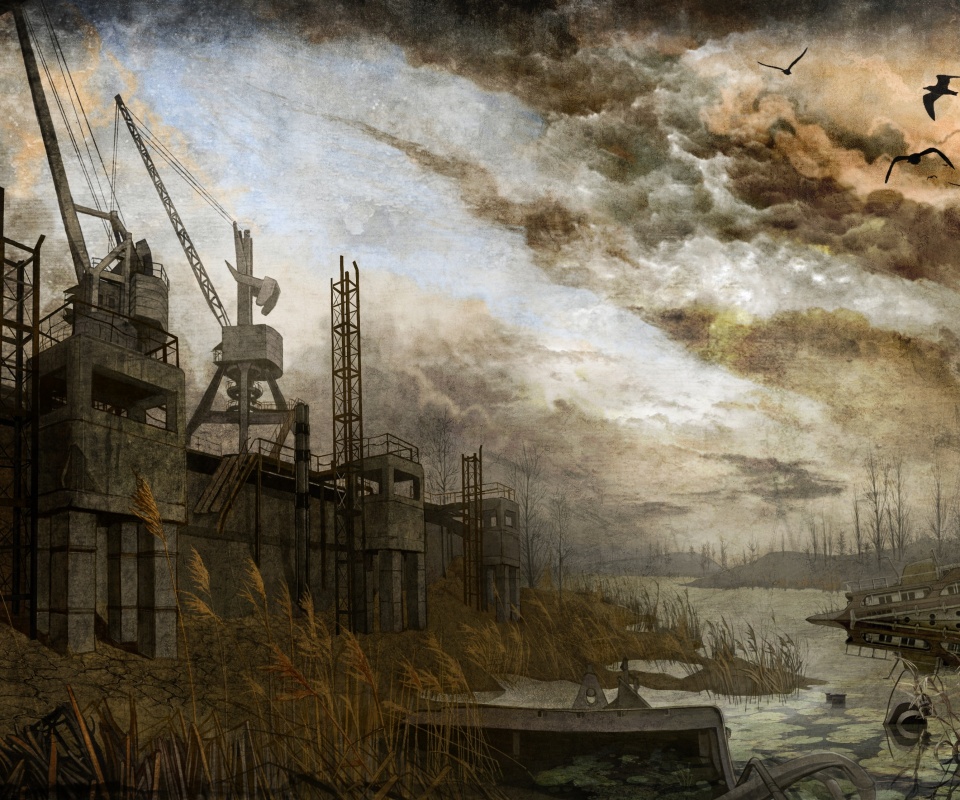 Панорама из Сталкера обои