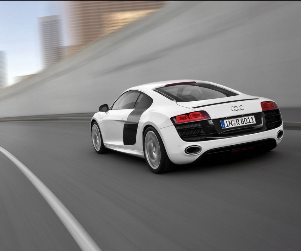 Ауди вид сзади обои