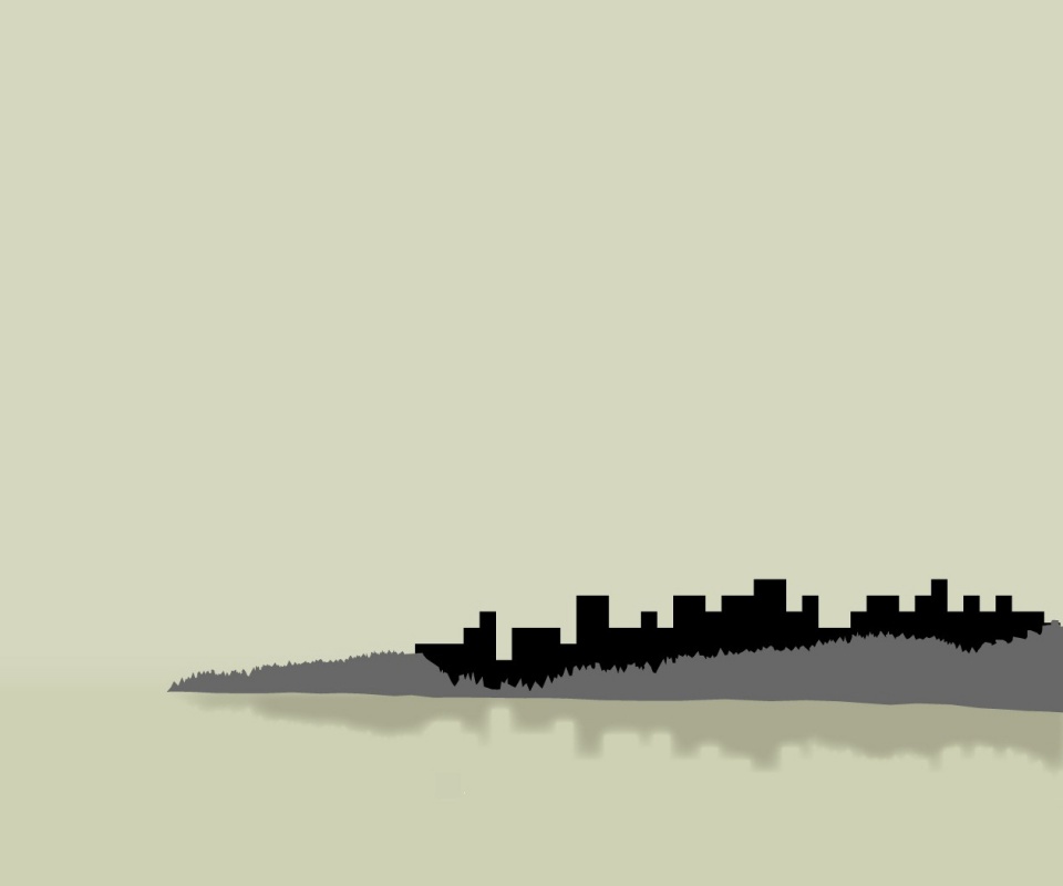 Векторный город обои