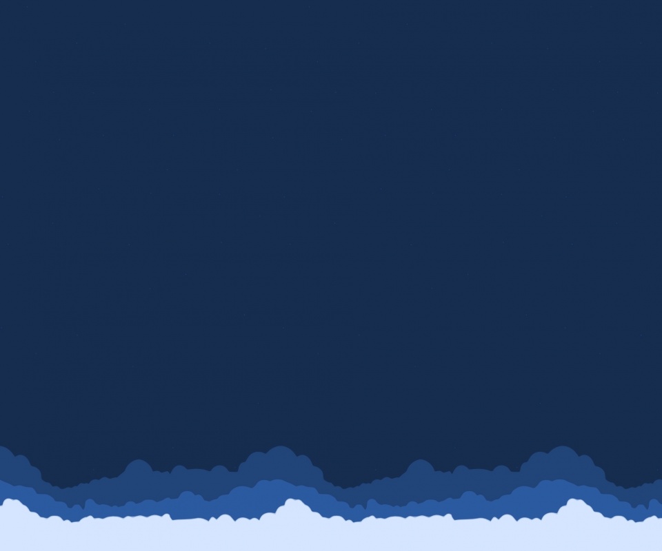 Над облаками в векторном стиле обои