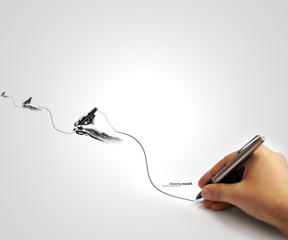 Рисунок - рекурсия обои