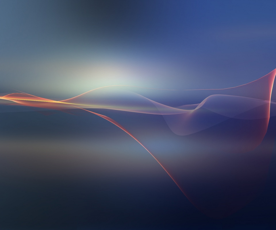 Абстрактные минималистичные волны обои