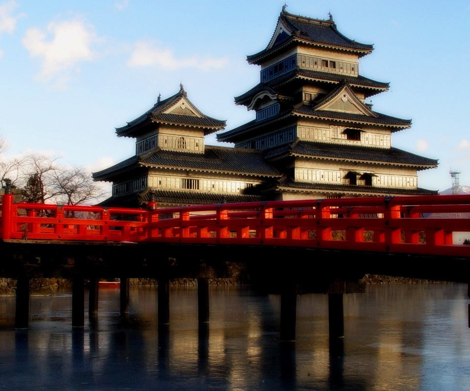 Дом на берегу обои