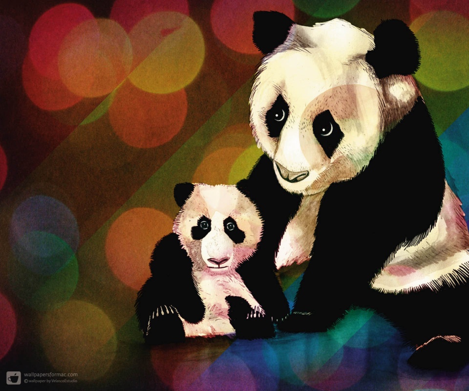Панды обои