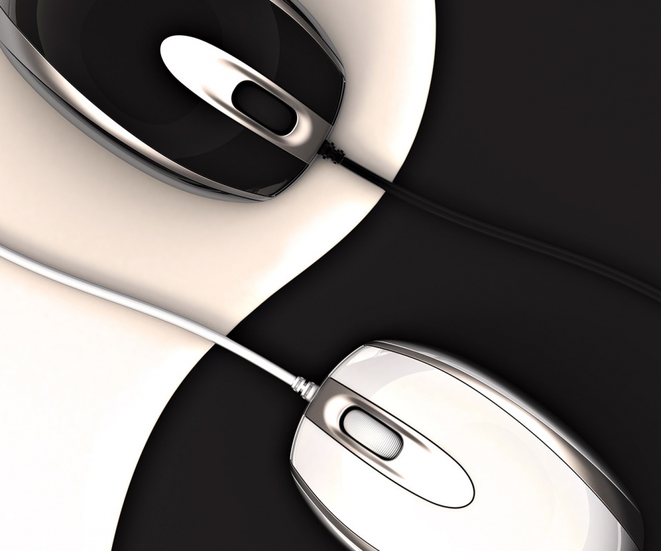 Инь Янь мышки обои