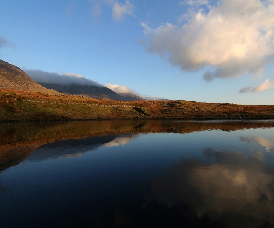 Зеркальное озеро обои