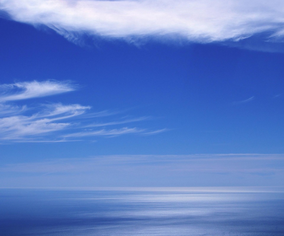 Чистый морской горизонт обои