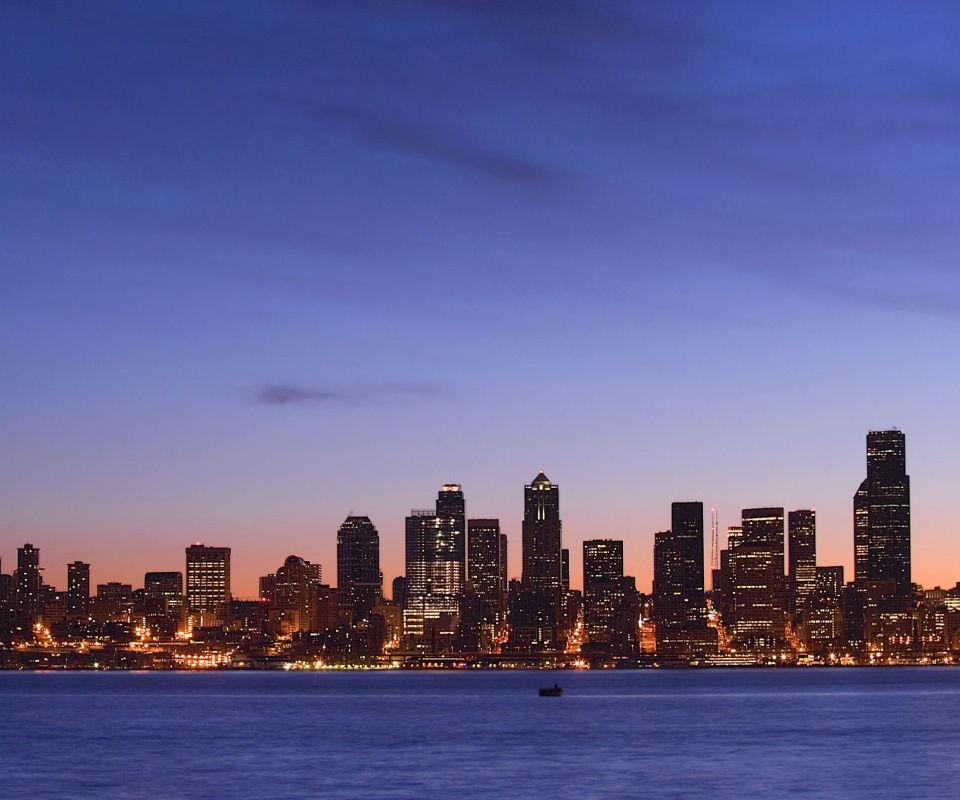 Пейзаж Сиэтла обои