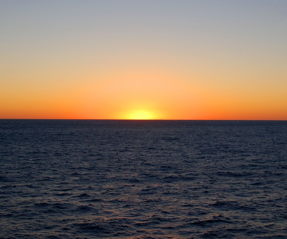 Морской закат обои