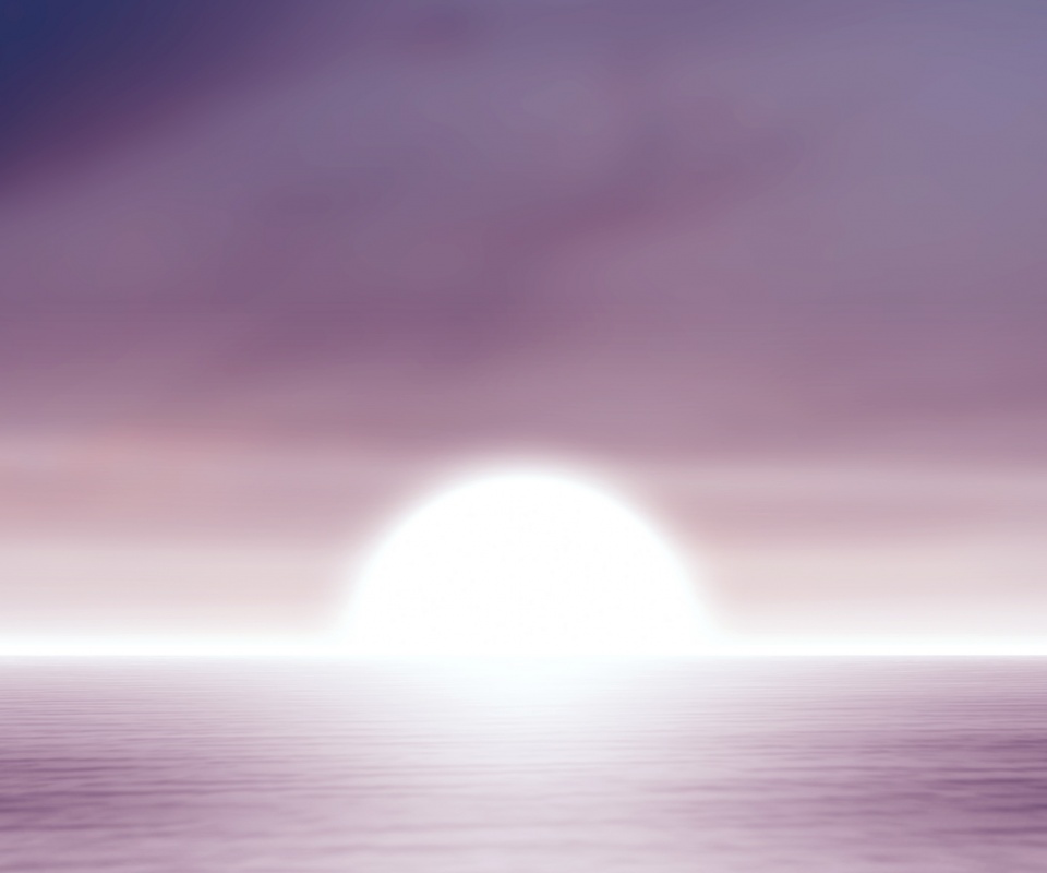 Нереальный закат обои