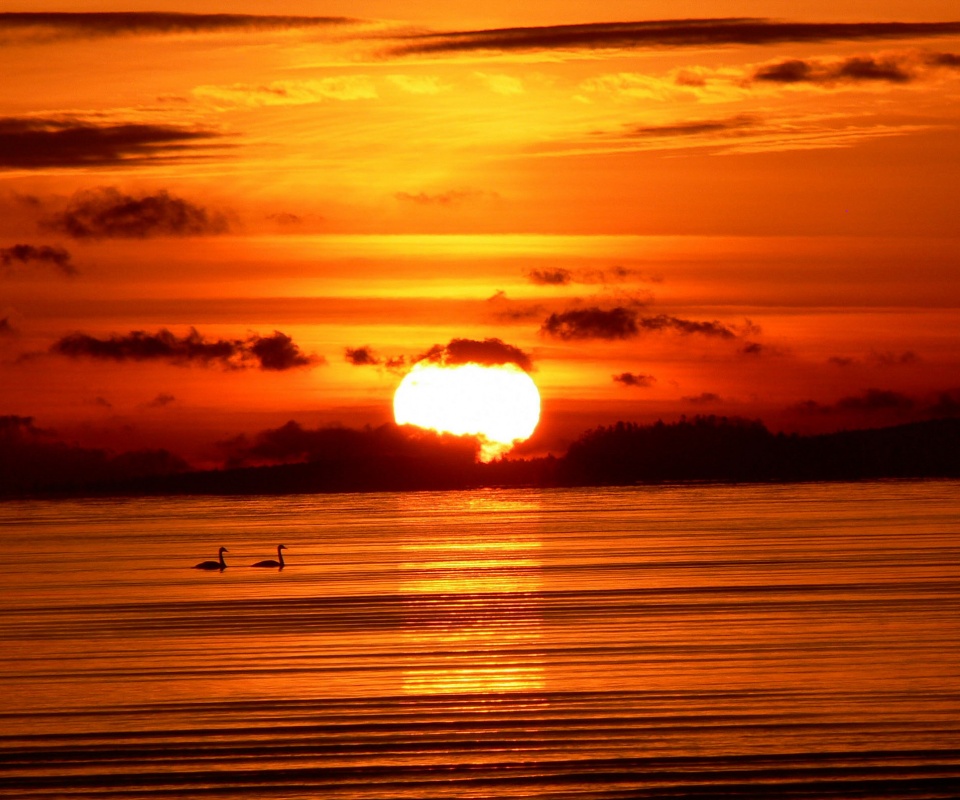 Великолепный рассвет обои