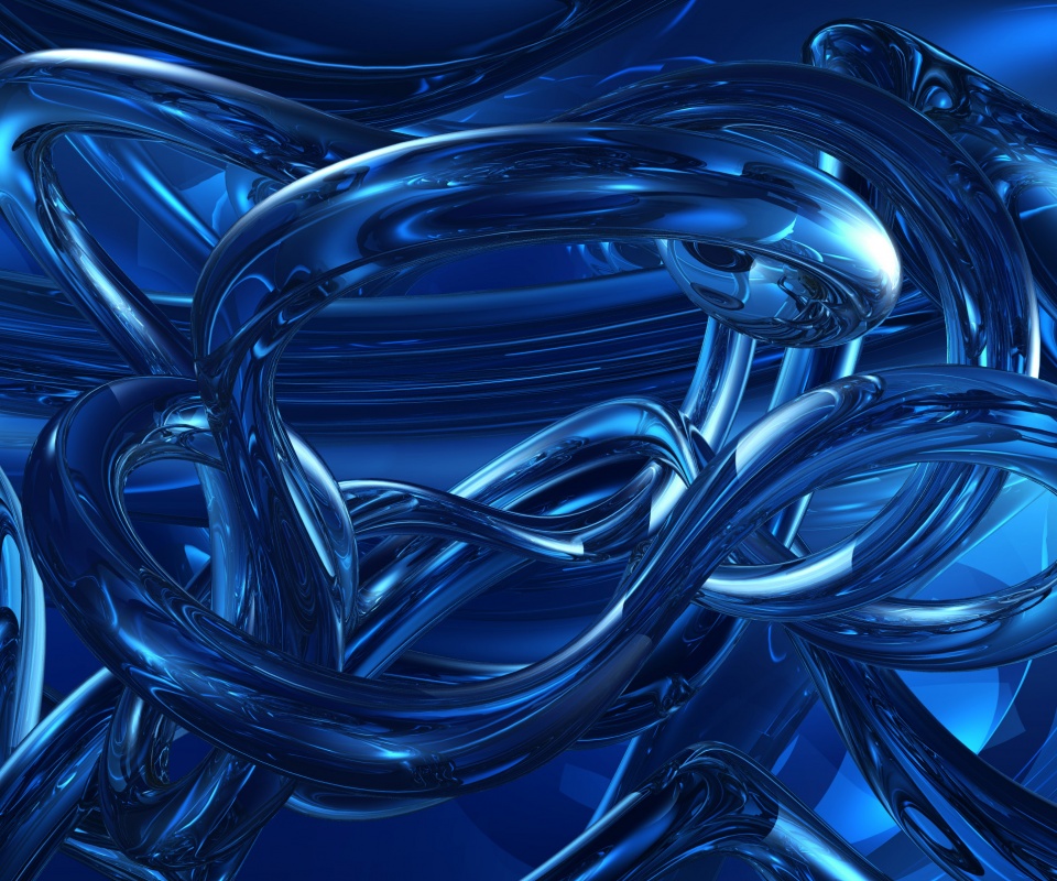 Синие трубки обои