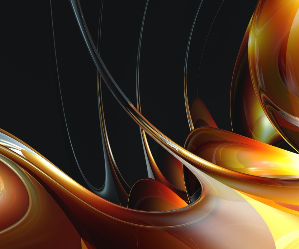 Закрученная абстракция обои