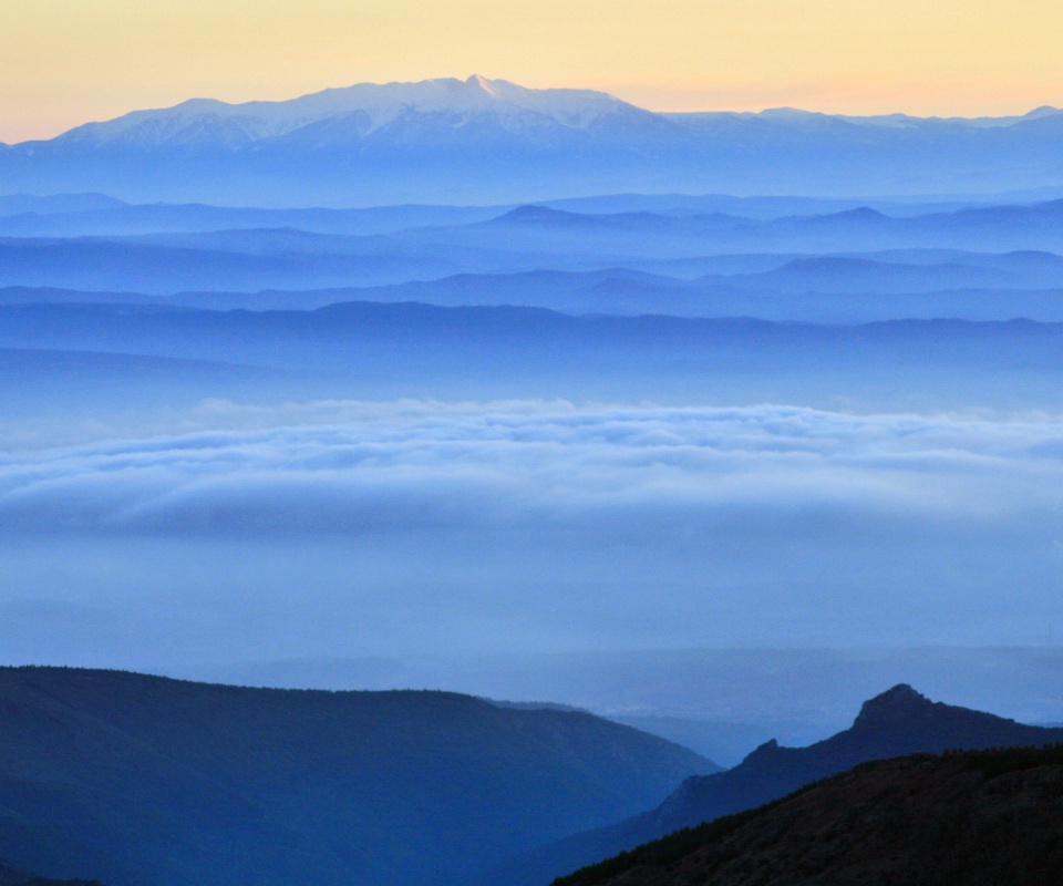 Слой тумана обои