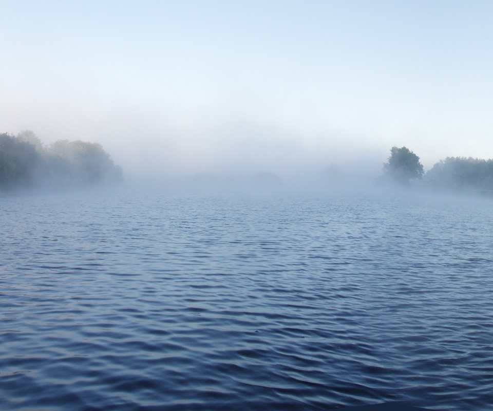 Речной туман обои