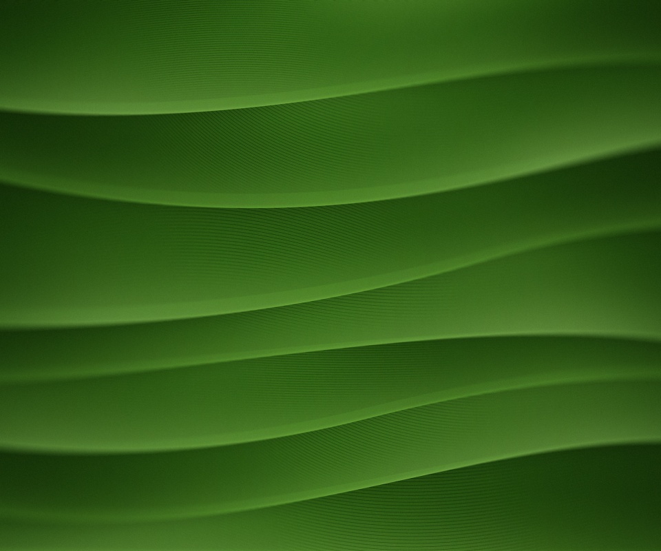 Зелёные горизонтальные волны обои