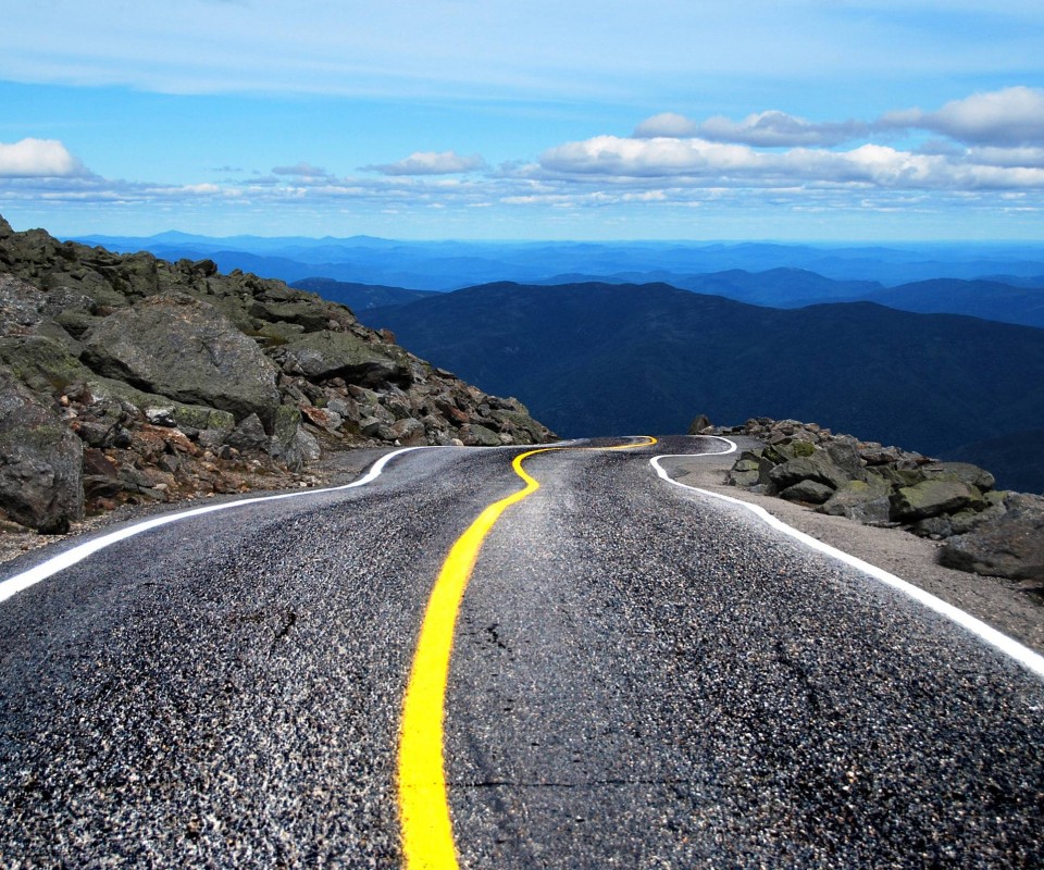 Горная дорога обои