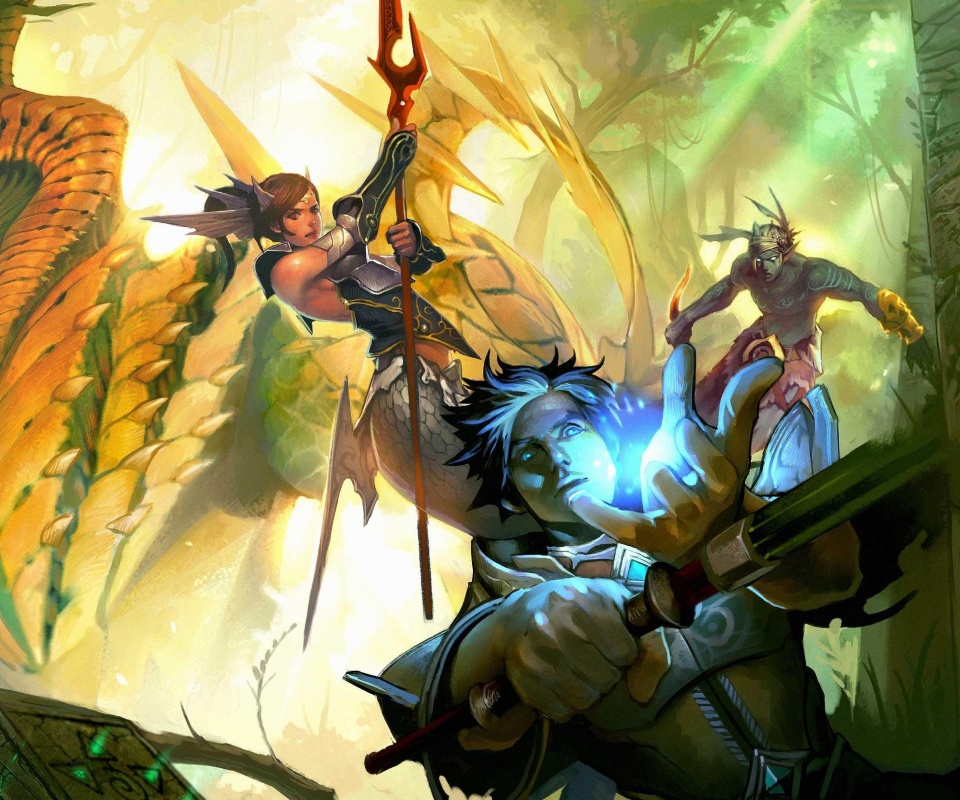 Фэнтези битва обои