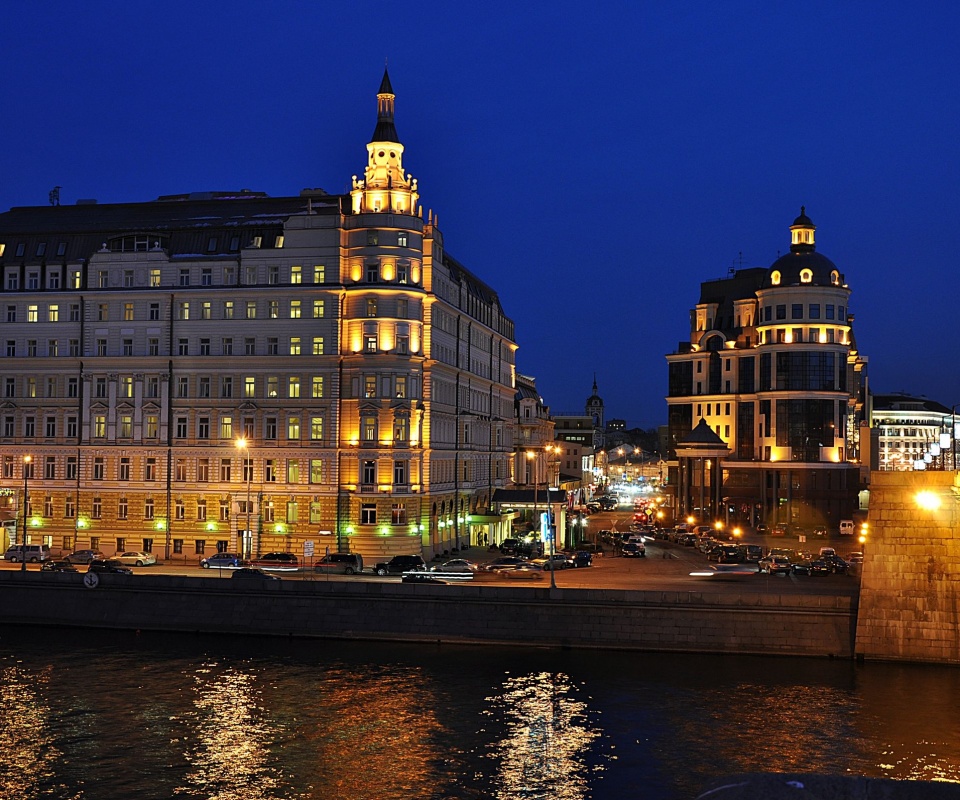 Ночной город обои