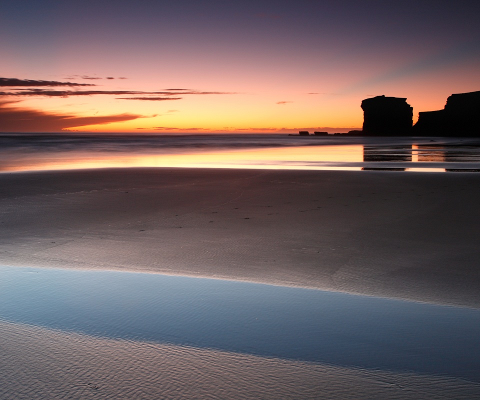 Песчанная отмель обои