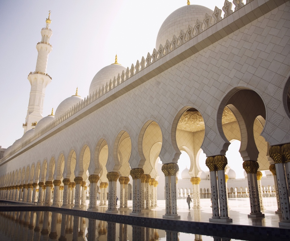 Мечеть шейха в Абу-Даби обои