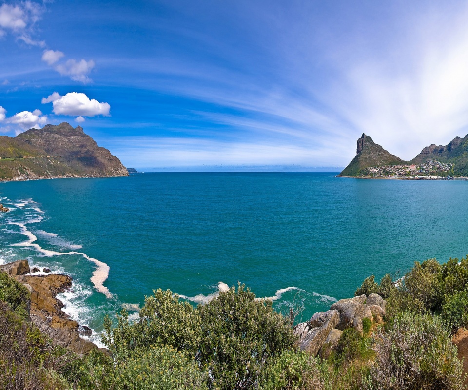 Красивая бухта обои