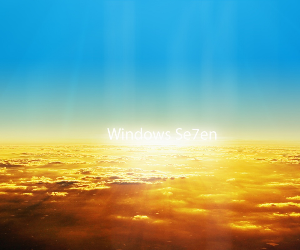 Восход над облаками обои