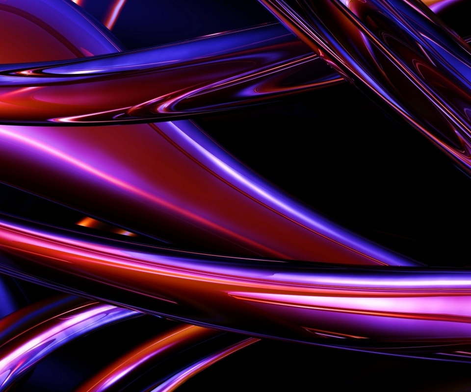 Металлические потоки обои